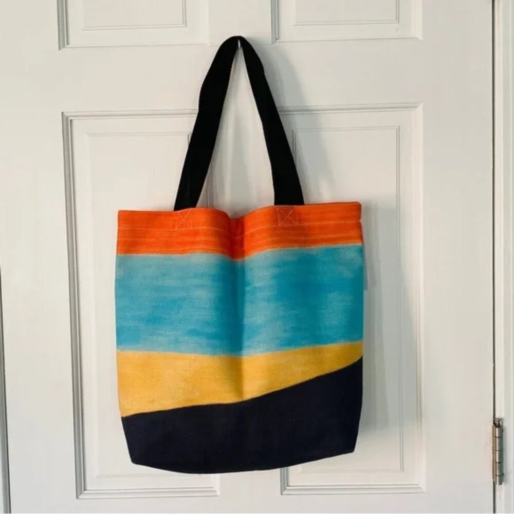 NEW with TAGS Microfiber Tote with print of Milton Avery's Boathouse by Sea